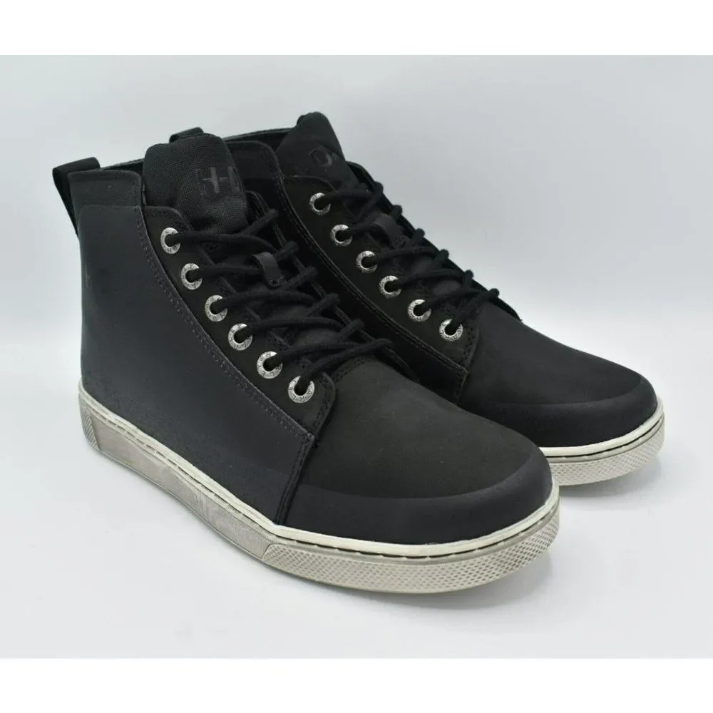 Harley Davidson Mens Size 11.5 Merton Black Leather Motorcycle Boots D93660‎